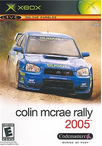 Jeu XBOX Colin Mcrae Rally 2005 complet en boîte version PAL